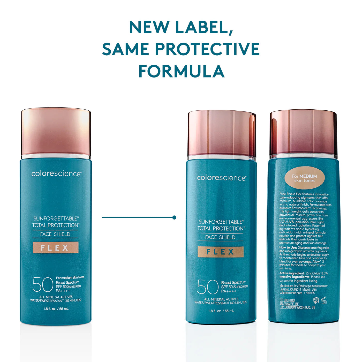 Colorescience Sunforgettable® Total Protection® Face Shield Flex SPF 50