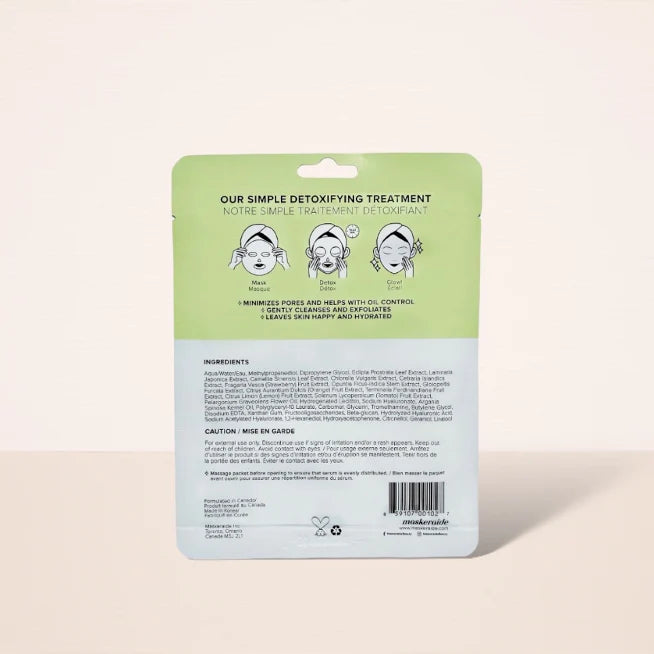 MaskerAide Detox Diva Detoxifying Sheet Mask