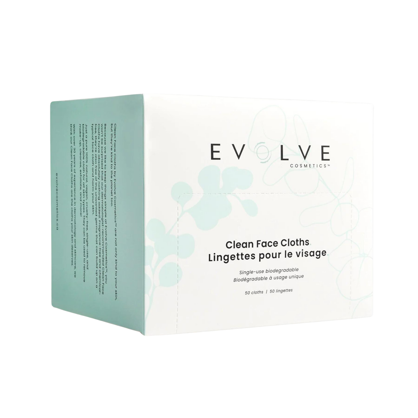 Evolve Cosmetics Clean Face Cloths