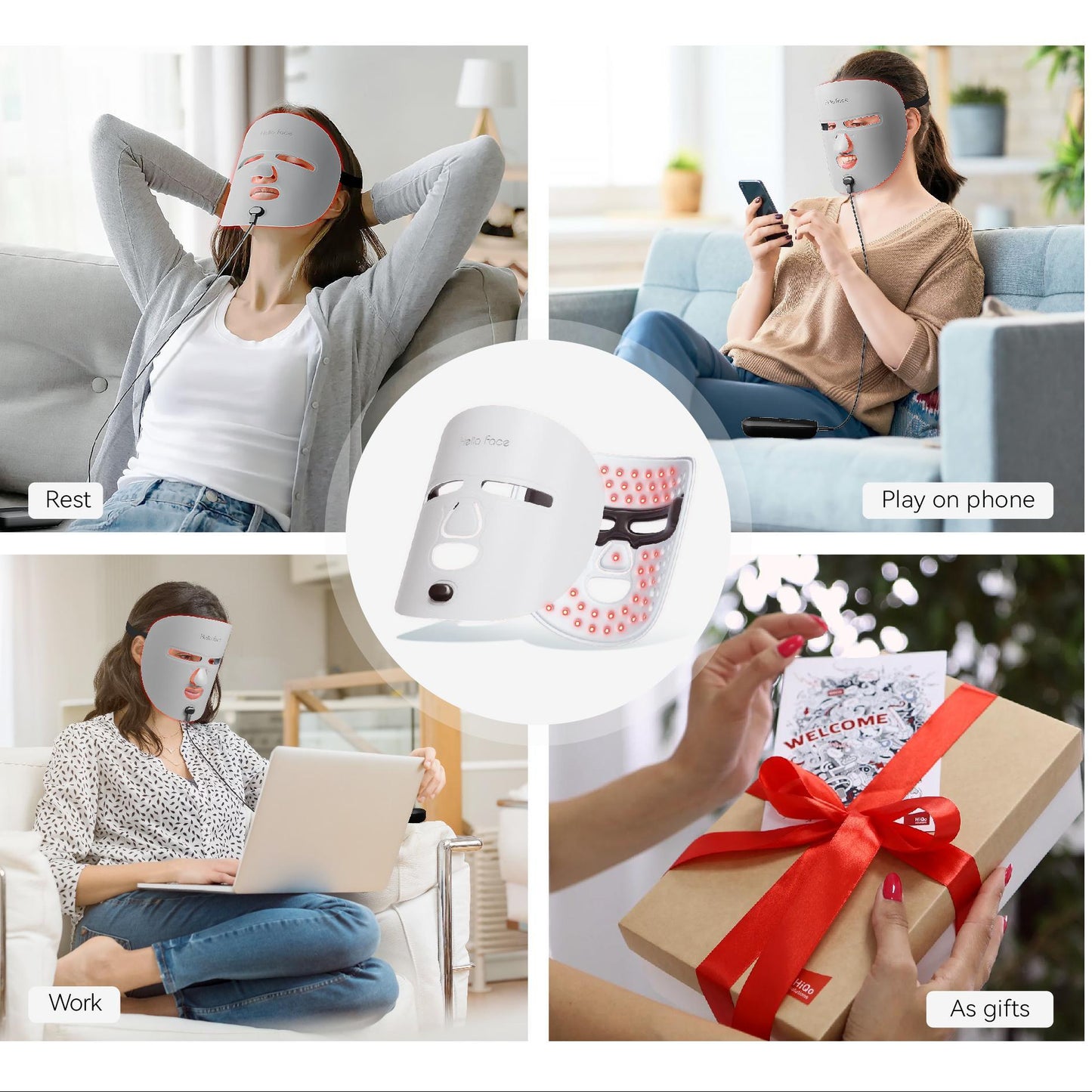Hello Face LED Face Mask