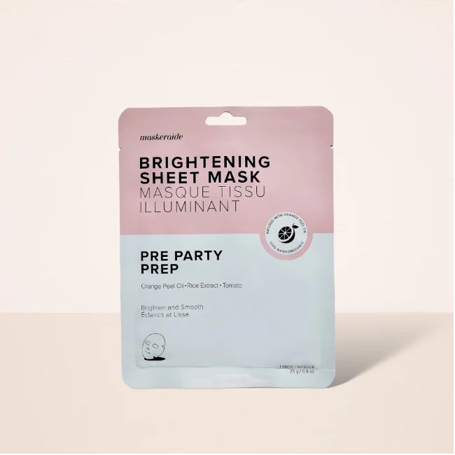 MaskerAide Pre Party Prep Brightening Sheet Mask